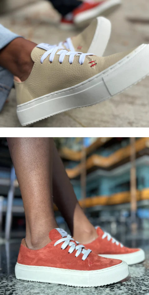 leather eastsiders on top with suede eastsiders below