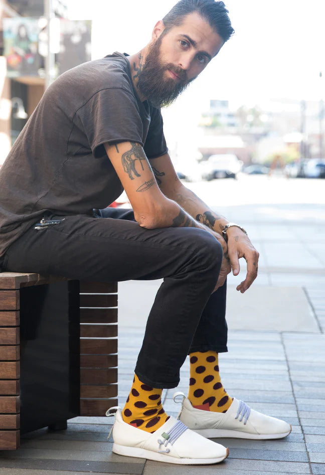 white mateo mens white leather custom shoes on male model