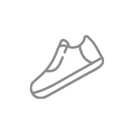 Shoe Icon drawing of the outline of a sneaker